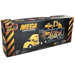 New Bright 22" Free Wheel Mega Construction Hauler Toy Car Set